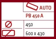 Tabla de corte de sierra de cinta Sabi PB 450