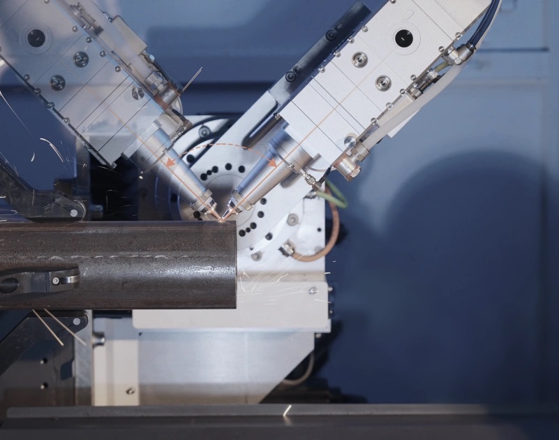 Cabezal 5 ejes, corte a bisel opcional para máquina de corte por lase de tubo SK