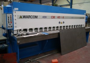 Cizalla hidráulica Warcom CM-40.4 de 4.000x4mm